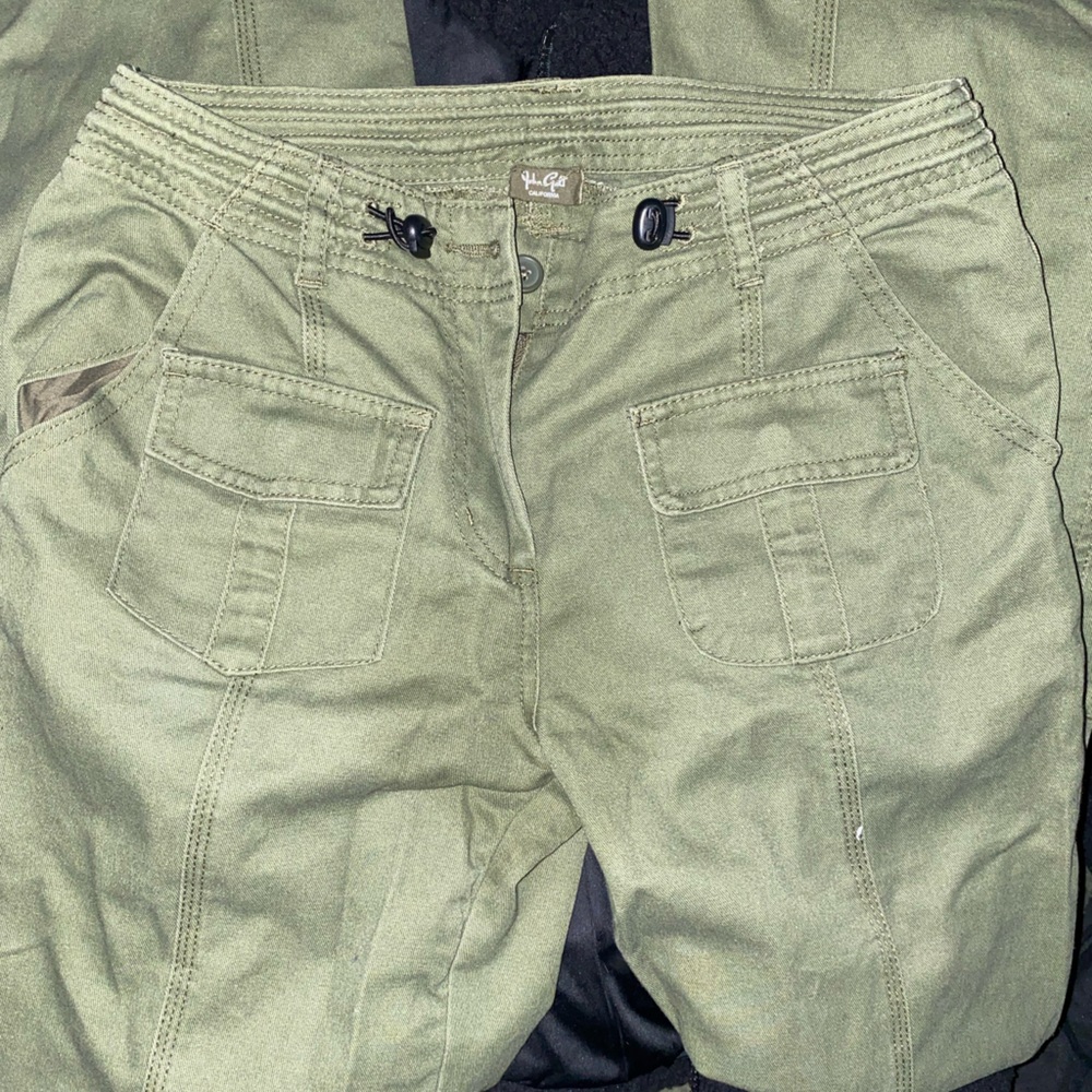 Pacsun John Galt- Women's Olive Green Cargo Trousers
